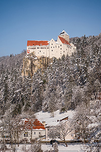 Burg Prunn im Winter Bild: Burg Prunn im Winter