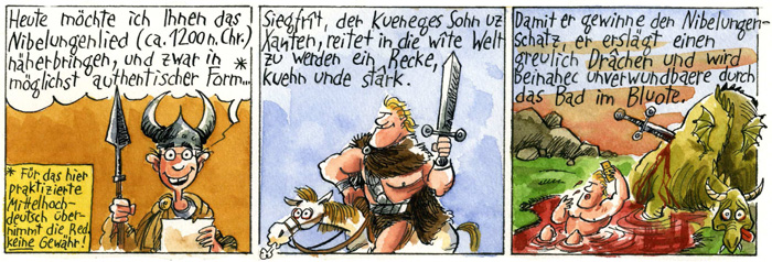 Link zum Comic "Das Nibelungenlied"